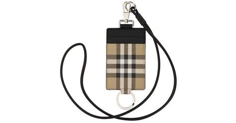 burberry lanyard card holder|Burberry card holder wallet.